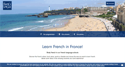 Desktop Screenshot of france-langue.com