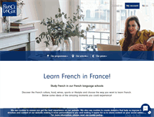Tablet Screenshot of france-langue.com
